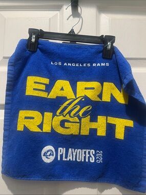 Los Angeles Rams Blue & Yellow 'Earn the Right' Playoffs Towel